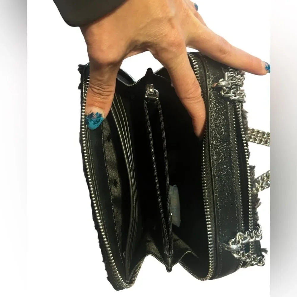 Kate spade shearling crossbody bag